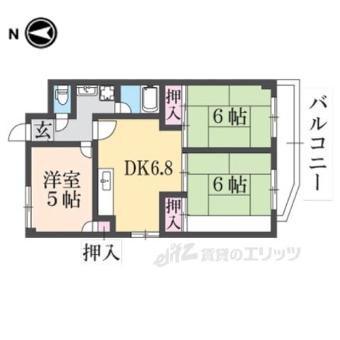 大阪府寝屋川市大利町 寝屋川市駅 3DK マンション 賃貸物件詳細
