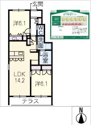 愛知県一宮市住吉１ 名鉄一宮駅 2LDK マンション 賃貸物件詳細