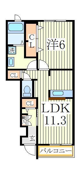 千葉県流山市後平井 流山セントラルパーク駅 1LDK アパート 賃貸物件詳細