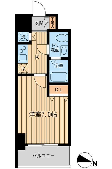 東京都立川市曙町２ 立川駅 1K マンション 賃貸物件詳細