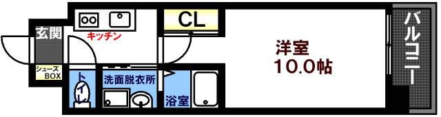 広島県広島市中区大手町５ 鷹野橋駅 1K マンション 賃貸物件詳細