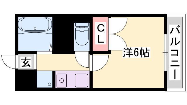 兵庫県姫路市網干区北新在家 山陽網干駅 1K アパート 賃貸物件詳細