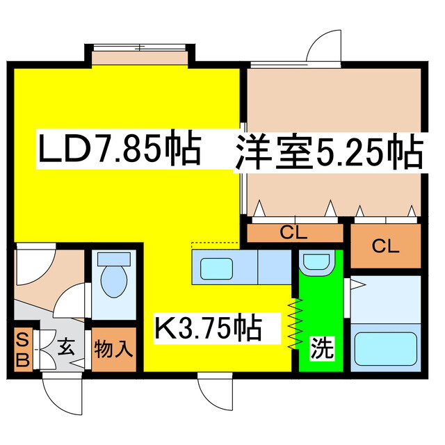 北海道釧路郡釧路町光和７ 1LDK アパート 賃貸物件詳細