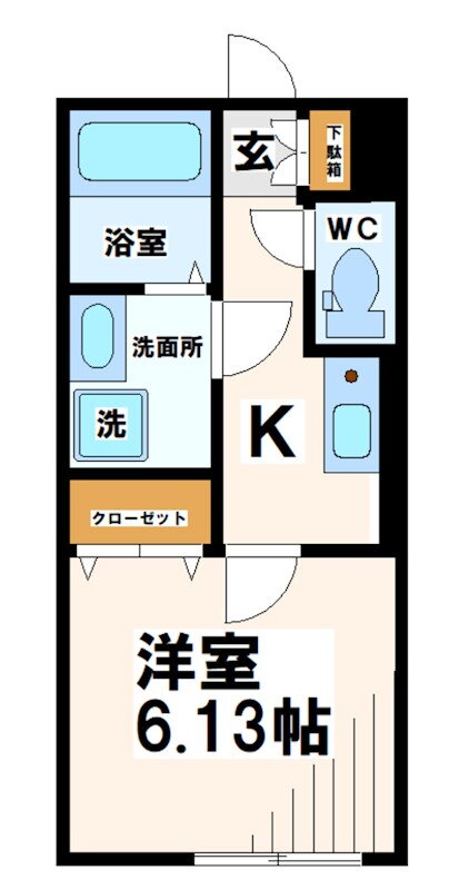 東京都府中市晴見町１ 府中駅 1K アパート 賃貸物件詳細