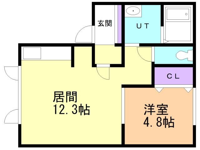 北海道函館市亀田本町 五稜郭駅 1LDK アパート 賃貸物件詳細