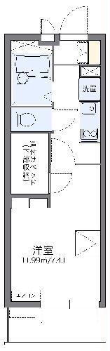 レオパレス竹松 3階 1K 賃貸物件詳細