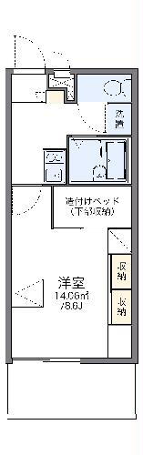 レオパレスコンフォール石橋Ｂ 1階 1K 賃貸物件詳細