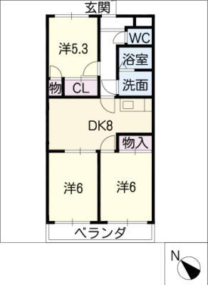 ファミリータウンむらた 4階 3DK 賃貸物件詳細