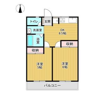 宮ノ腰コーポラス 6階 2DK 賃貸物件詳細