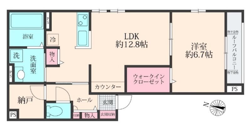 神奈川県厚木市林５ 本厚木駅 1SLDK マンション 賃貸物件詳細