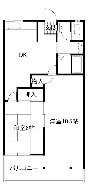 柳沢ハイツ 2階 2DK 賃貸物件詳細