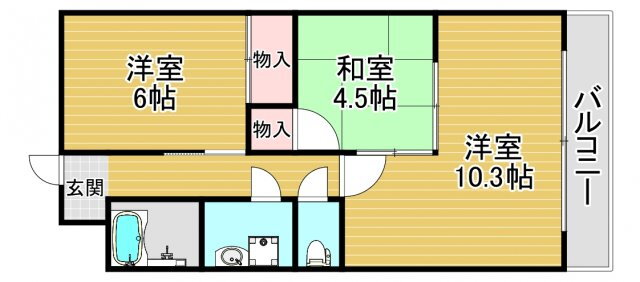 大阪府大阪市西淀川区姫島５ 姫島駅 2LDK マンション 賃貸物件詳細