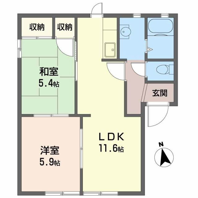 兵庫県姫路市網干区垣内中町 山陽網干駅 2LDK アパート 賃貸物件詳細