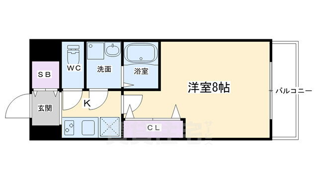 京都府京都市南区吉祥院西浦町 西大路駅 1K マンション 賃貸物件詳細