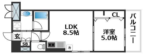 大阪府大阪市東淀川区豊新４ 上新庄駅 1LDK マンション 賃貸物件詳細