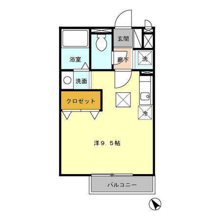 福井県鯖江市下河端町 鯖江駅 ワンルーム アパート 賃貸物件詳細