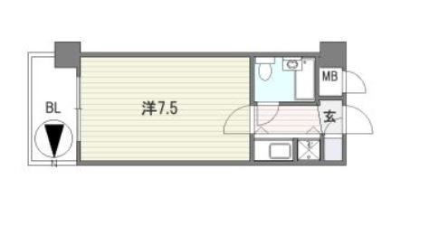 福岡県福岡市中央区六本松２ 六本松駅 1K マンション 賃貸物件詳細