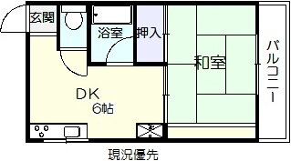 島根県松江市雑賀町 松江駅 1DK アパート 賃貸物件詳細