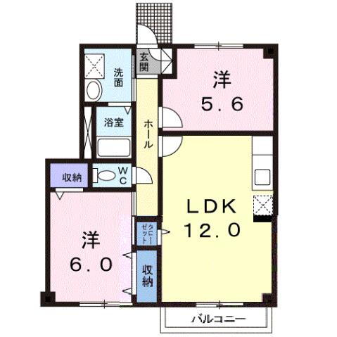 富山県富山市黒瀬 朝菜町駅 2LDK アパート 賃貸物件詳細
