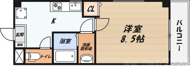 大阪府高槻市須賀町 高槻市駅 1K マンション 賃貸物件詳細