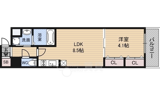 大阪府大阪市福島区福島６ 福島駅 1LDK マンション 賃貸物件詳細