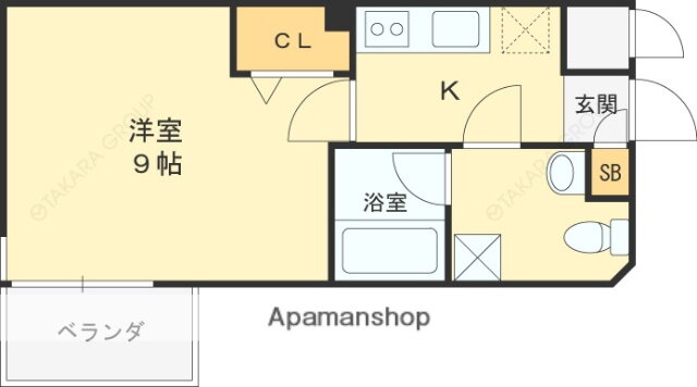 ソルセレジェイラ西宮 6階 1K 賃貸物件詳細