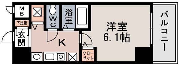 大阪府大阪市東成区中道１ 森ノ宮駅 1K マンション 賃貸物件詳細