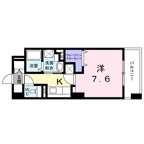 宮崎県宮崎市末広１ 宮崎駅 1K マンション 賃貸物件詳細