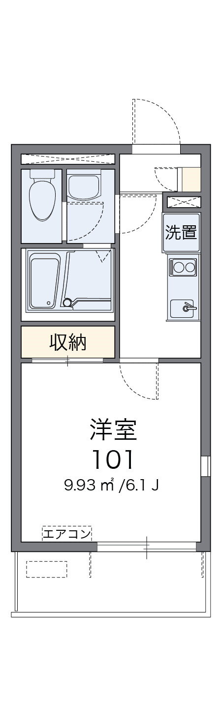 コージーハウス赤坂 2階 1K 賃貸物件詳細