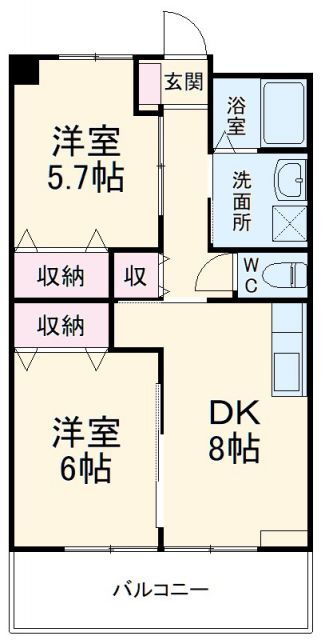 静岡県浜松市中央区佐鳴台４ 浜松駅 2LDK マンション 賃貸物件詳細