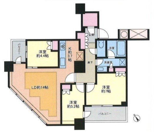 東京都新宿区西新宿５ 西新宿五丁目駅 3LDK マンション 賃貸物件詳細