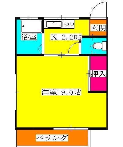 埼玉県川越市諏訪町 新河岸駅 1K アパート 賃貸物件詳細