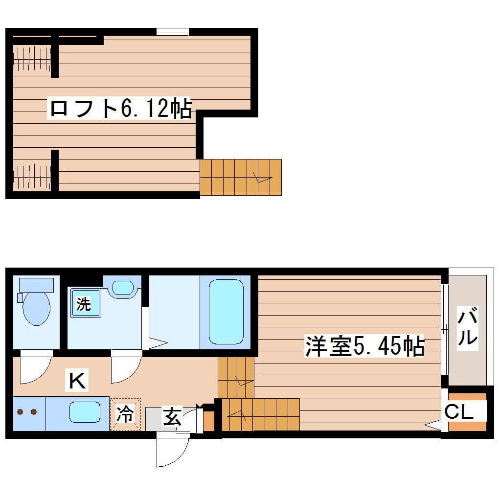 宮城県仙台市太白区長町４ 長町駅 1K アパート 賃貸物件詳細