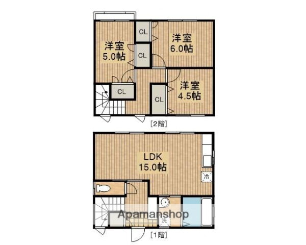 岩手県盛岡市向中野３ 3LDK 一戸建て 賃貸物件詳細