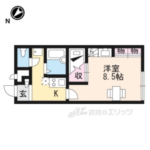 滋賀県蒲生郡日野町大字松尾 日野駅 1K アパート 賃貸物件詳細