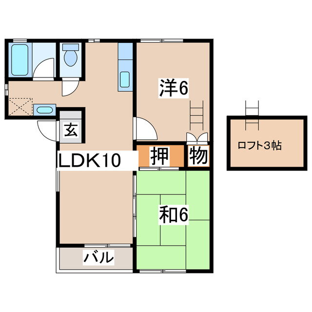 アメニティ祇園 1階 2LDK 賃貸物件詳細
