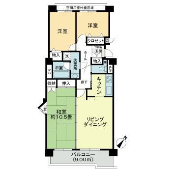 ライオンズマンション金沢泉野町 4階 3LDK 賃貸物件詳細