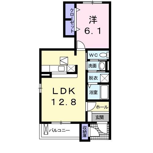 栃木県さくら市喜連川 氏家駅 1LDK アパート 賃貸物件詳細