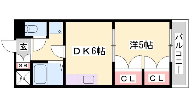 兵庫県姫路市八代宮前町 野里駅 1DK マンション 賃貸物件詳細