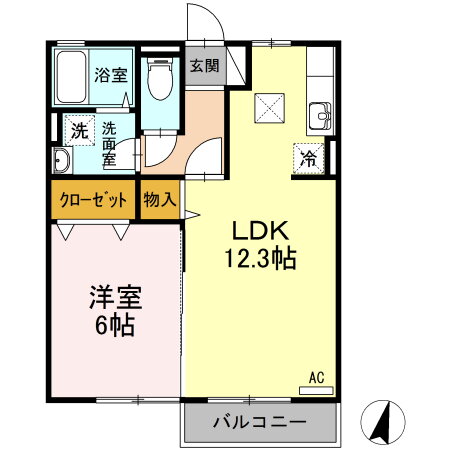 徳島県徳島市安宅２ 阿波富田駅 1LDK アパート 賃貸物件詳細
