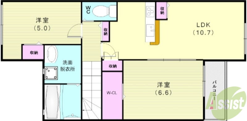 兵庫県神戸市須磨区車字下大道 妙法寺駅 2LDK アパート 賃貸物件詳細