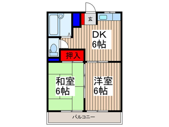 埼玉県入間市東藤沢４ 武蔵藤沢駅 2DK マンション 賃貸物件詳細