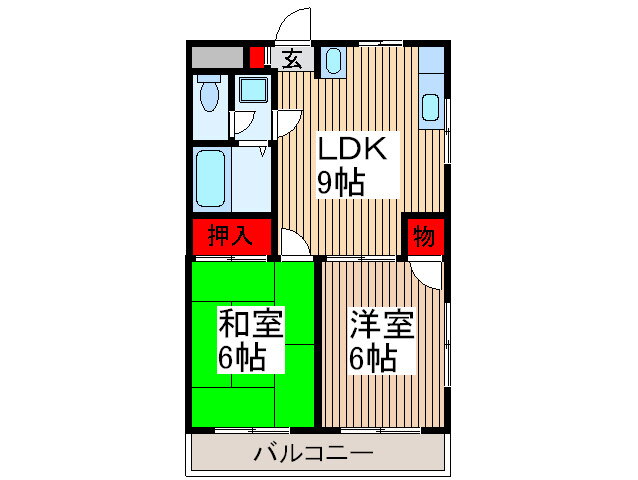 埼玉県さいたま市桜区西堀３ 中浦和駅 2LDK マンション 賃貸物件詳細
