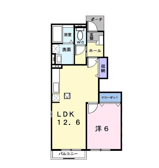 ソシア　Ｉ 1階 1LDK 賃貸物件詳細