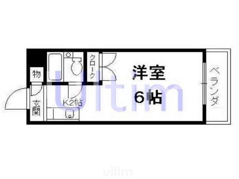 京都府京都市伏見区深草西浦町８ 竹田駅 1K マンション 賃貸物件詳細