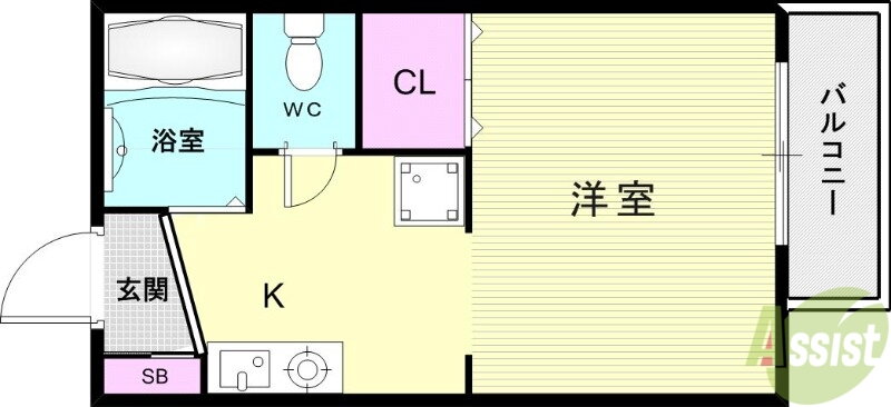 兵庫県神戸市東灘区住吉南町１ 南魚崎駅 1K アパート 賃貸物件詳細