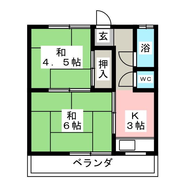 愛知県名古屋市北区会所町 2K マンション 賃貸物件詳細