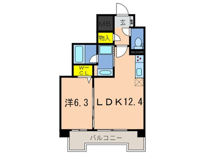 兵庫県神戸市中央区磯辺通１ 三ノ宮駅 1LDK マンション 賃貸物件詳細