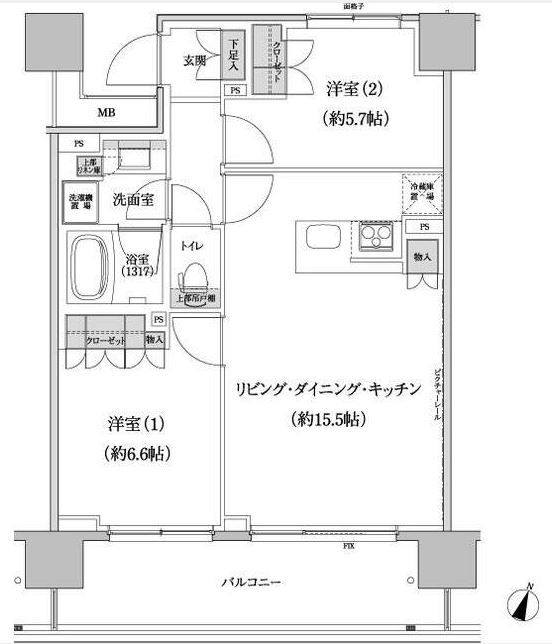 東京都渋谷区渋谷４ 西新宿五丁目駅 2LDK マンション 賃貸物件詳細