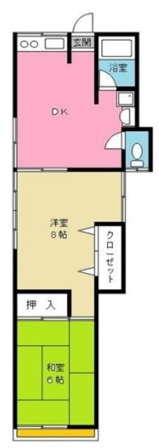 神奈川県川崎市中原区市ノ坪 平間駅 2DK アパート 賃貸物件詳細